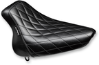 LE PERA Bare Bones Solo Seat - Diamond Stitch - Black - Softail '00-'07 LX-007DM — image 1