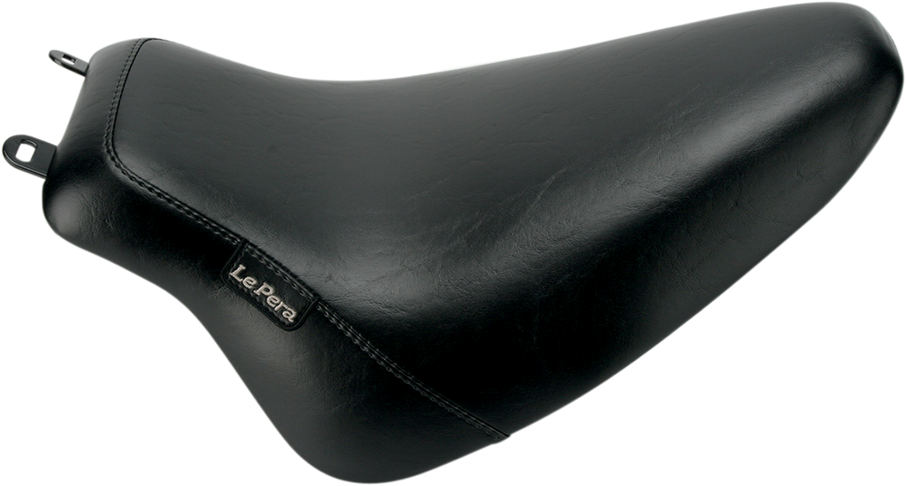 LE PERA Bare Bones Solo Seat - Smooth - Black - FL '08-'17 LXE-007 — image 1