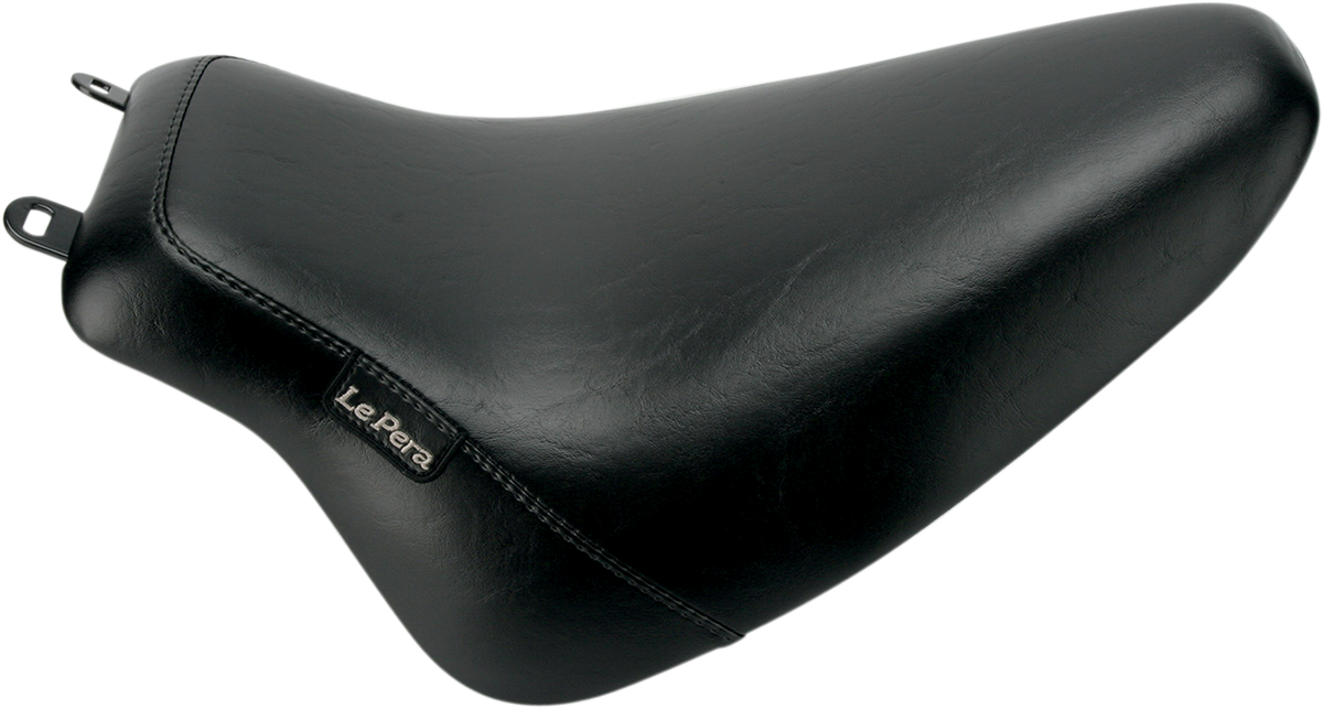LE PERA Bare Bones Solo Seat - Smooth - Black - FL '08-'17 LXE-007 — image 1