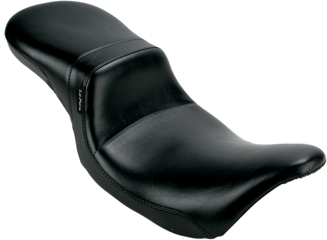 LE PERA Daytona 2-Up Seat - Without Backrest - Basketweave - Black - FX/FL '18-'25 LY-543BW — image 4