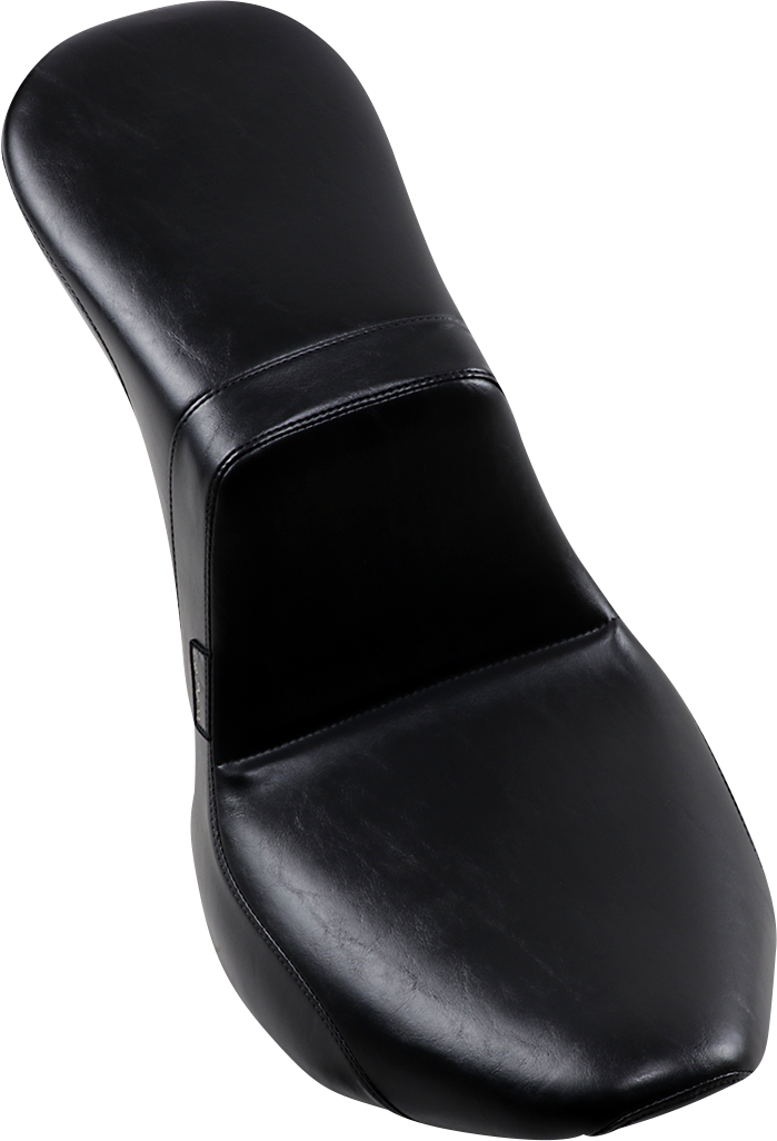 LE PERA Daytona 2-Up Seat - Without Backrest - Smooth - Black - FX/FL '18-'25 LY-543S — image 1
