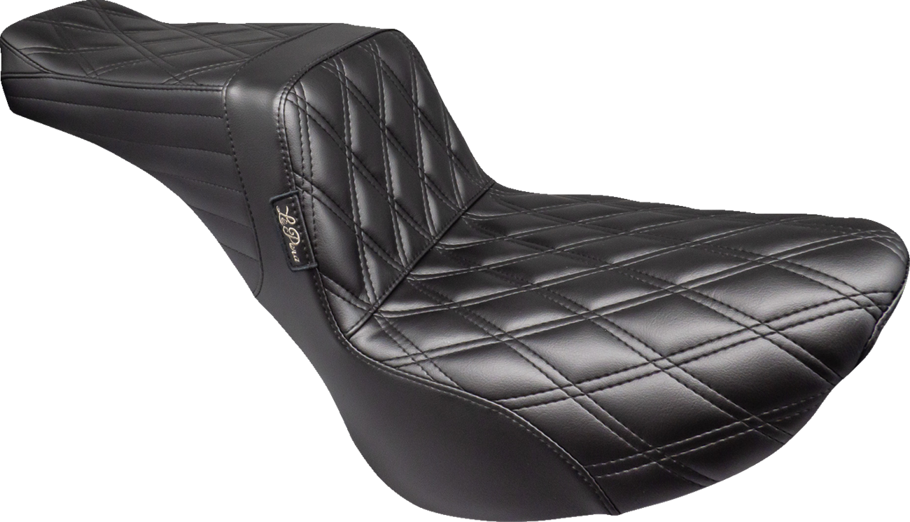 LE PERA Tailwhip Seat - Double Diamond - Black - FLSL/FXBB '18-'23 LY-580DD — image 1