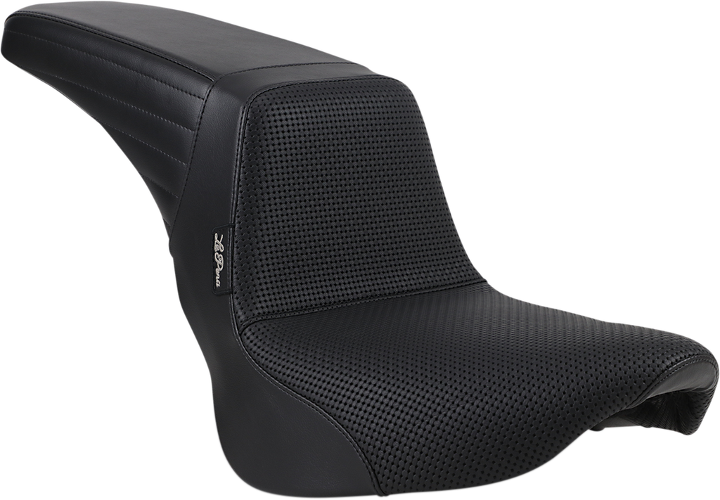 LE PERA Kickflip Seat - Basketweave - Black - FXBB '18-'21 LY-590BW — image 1