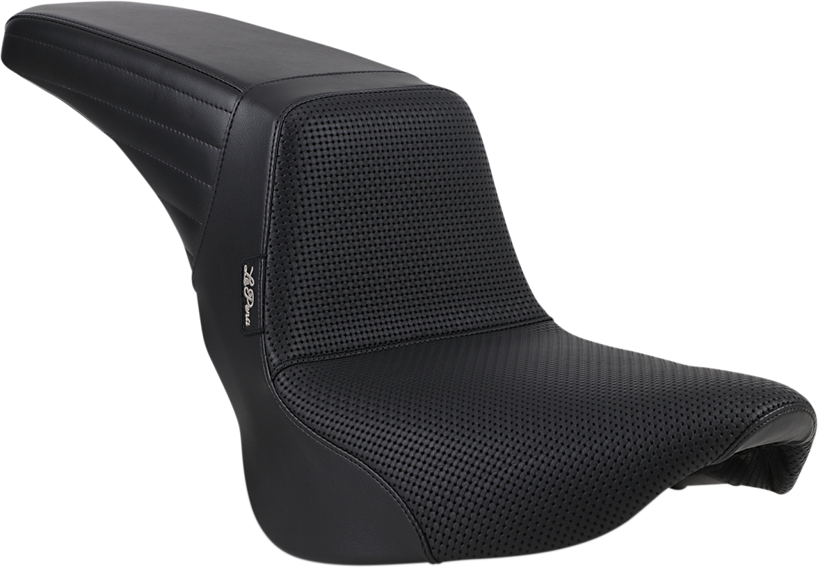 LE PERA Kickflip Seat - Basketweave - Black - FXBB '18-'21 LY-590BW — image 1