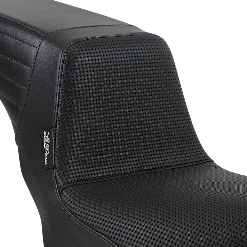 LE PERA Kickflip Seat - Basketweave - Black - FXBB '18-'21 LY-590BW — image 2