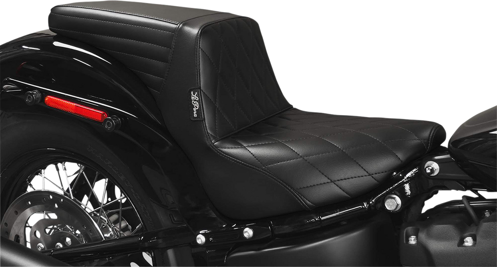 LE PERA Kickflip Seat - Diamond - Black - FX/FL '18-'23 LY-590DM — image 1