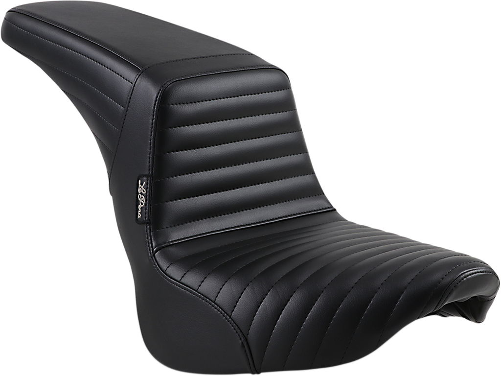 LE PERA Kickflip Seat - Pleated - Black - FX/FL '18-'23 LY-590PT — image 1