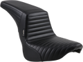 LE PERA Kickflip Seat - Pleated - Black - FX/FL '18-'23 LY-590PT — image 1