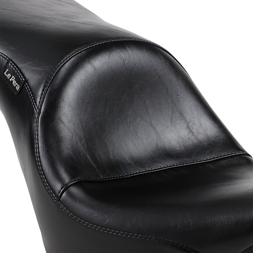 LE PERA Maverick Seat - without Backrest - Smooth - Black - FL/FX '18-'23 LY-910S — image 3