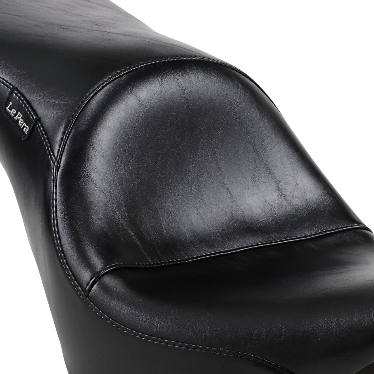LE PERA Maverick Seat - without Backrest - Smooth - Black - FL/FX '18-'23 LY-910S — image 3