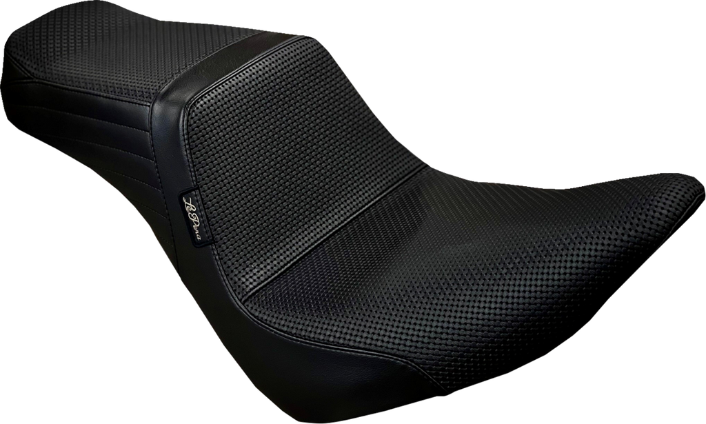 LE PERA Tailwhip Seat - Basketweave - Black - FXLR/FLSB '18-'23 LYR-580BW — image 1