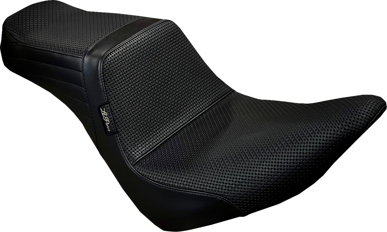 LE PERA Tailwhip Seat - Basketweave - Black - FXLR/FLSB '18-'23 LYR-580BW — image 1