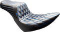 LE PERA Tailwhip Seat - Black - Double Diamond - Blue Stitch - FX/FL '18-'25 LYR-580DD-BE01 — image 1