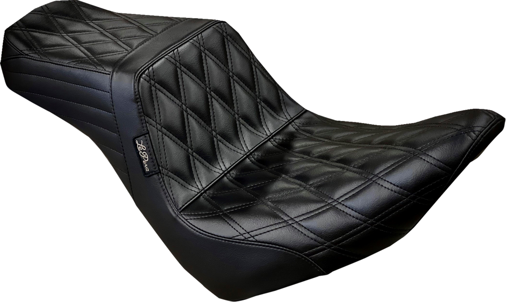 LE PERA Tailwhip Seat - Double Diamond - Black - FXLR/FLSB '18-'23 LYR-580DD — image 1