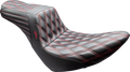 LE PERA Tailwhip Seat - Black - Double Diamond - Red Stitch - FX/FL '18-'25 LYR-580DD-R01 — image 1