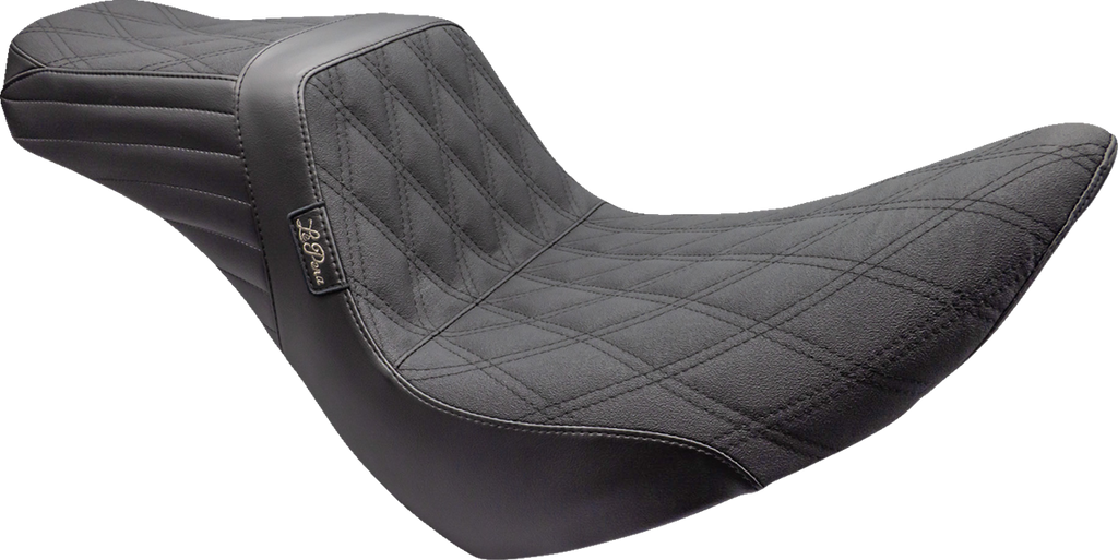 LE PERA Tailwhip Seat - Double Diamond w/ Grip Tape - Black - FL/FX '18-'23 LYR-580DDGP — image 1