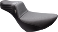 LE PERA Tailwhip Daddy Long Legs Low Rider Seat - Basketweave - Black - FL/FX '18-'24 LYR-580DLBW — image 1