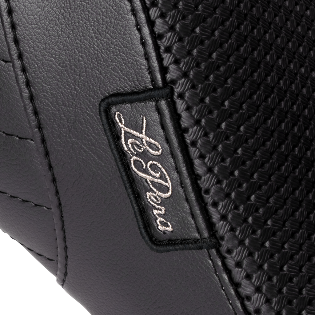 LE PERA Tailwhip Daddy Long Legs Low Rider Seat - Basketweave - Black - FL/FX '18-'24 LYR-580DLBW — image 2