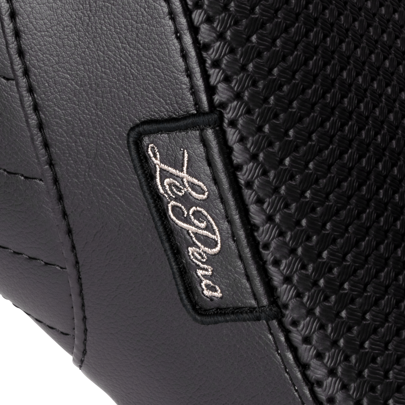 LE PERA Tailwhip Daddy Long Legs Low Rider Seat - Basketweave - Black - FL/FX '18-'24 LYR-580DLBW — image 2