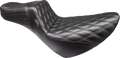 LE PERA Tailwhip Daddy Long Legs Low Rider Seat - Double Diamond - Black - FL/FX '18-'24 LYR-580DLDD — image 1