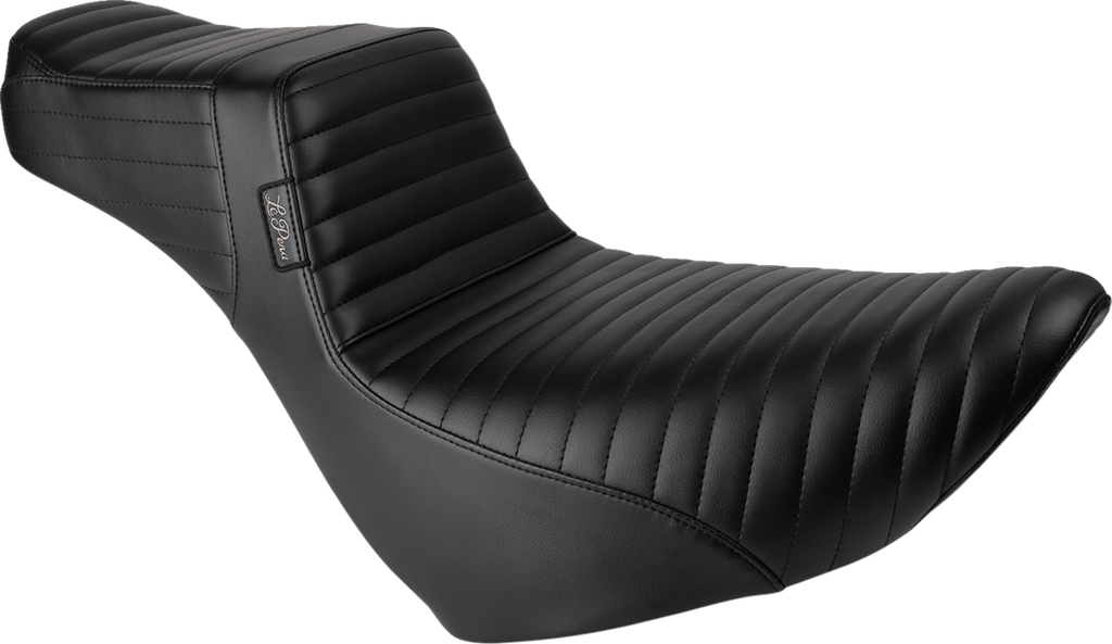 LE PERA Tailwhip Daddy Long Legs Low Rider Seat - Pleated - Black - FL/FX '18-'24 LYR-580DLPT — image 1