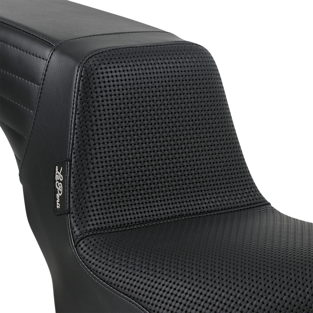 LE PERA Kickflip Seat - Basketweave - Black - Softail '18-'23 LYR-590BW — image 2