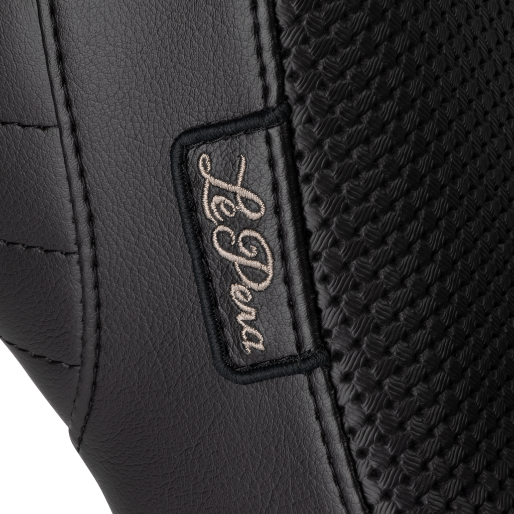 LE PERA Kickflip Daddy Long Legs Low Rider Seat - Basket Weave - Black - FL/FX '18-'24 LYR-590DLBW — image 2