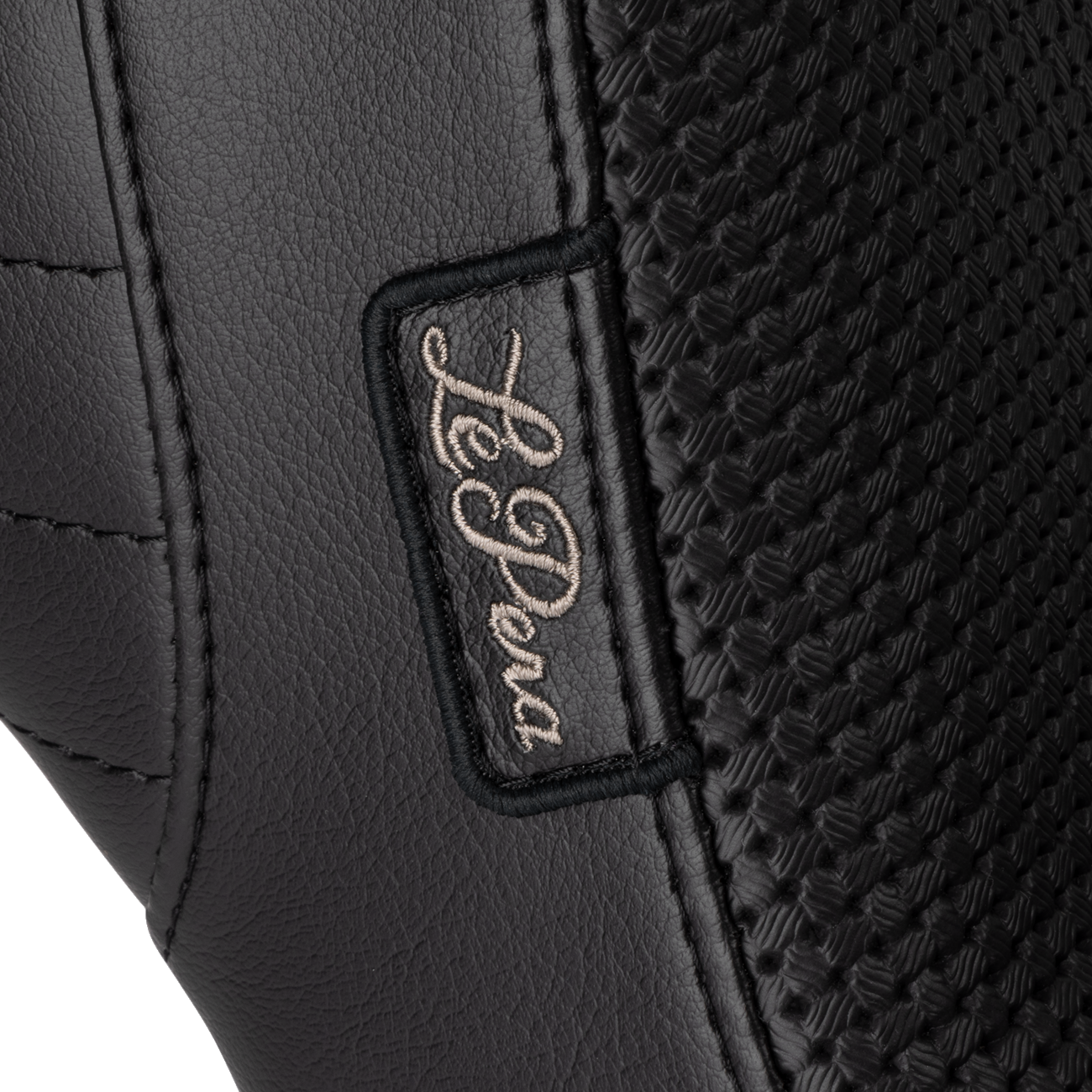 LE PERA Kickflip Daddy Long Legs Low Rider Seat - Basket Weave - Black - FL/FX '18-'24 LYR-590DLBW — image 2
