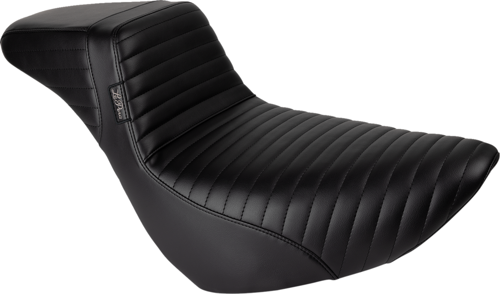 LE PERA Kickflip Daddy Long Legs Low Rider Seat - Pleated - Black - FL/FX '18-'24 LYR-590DLPT — image 1