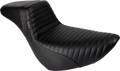 LE PERA Kickflip Daddy Long Legs Low Rider Seat - Pleated - Black - FL/FX '18-'24 LYR-590DLPT — image 1