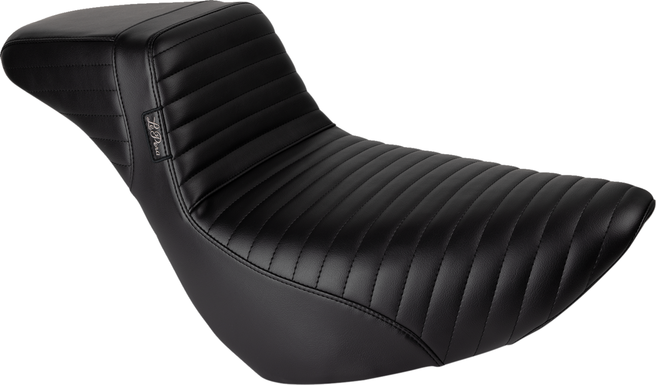 LE PERA Kickflip Daddy Long Legs Low Rider Seat - Pleated - Black - FL/FX '18-'24 LYR-590DLPT — image 1
