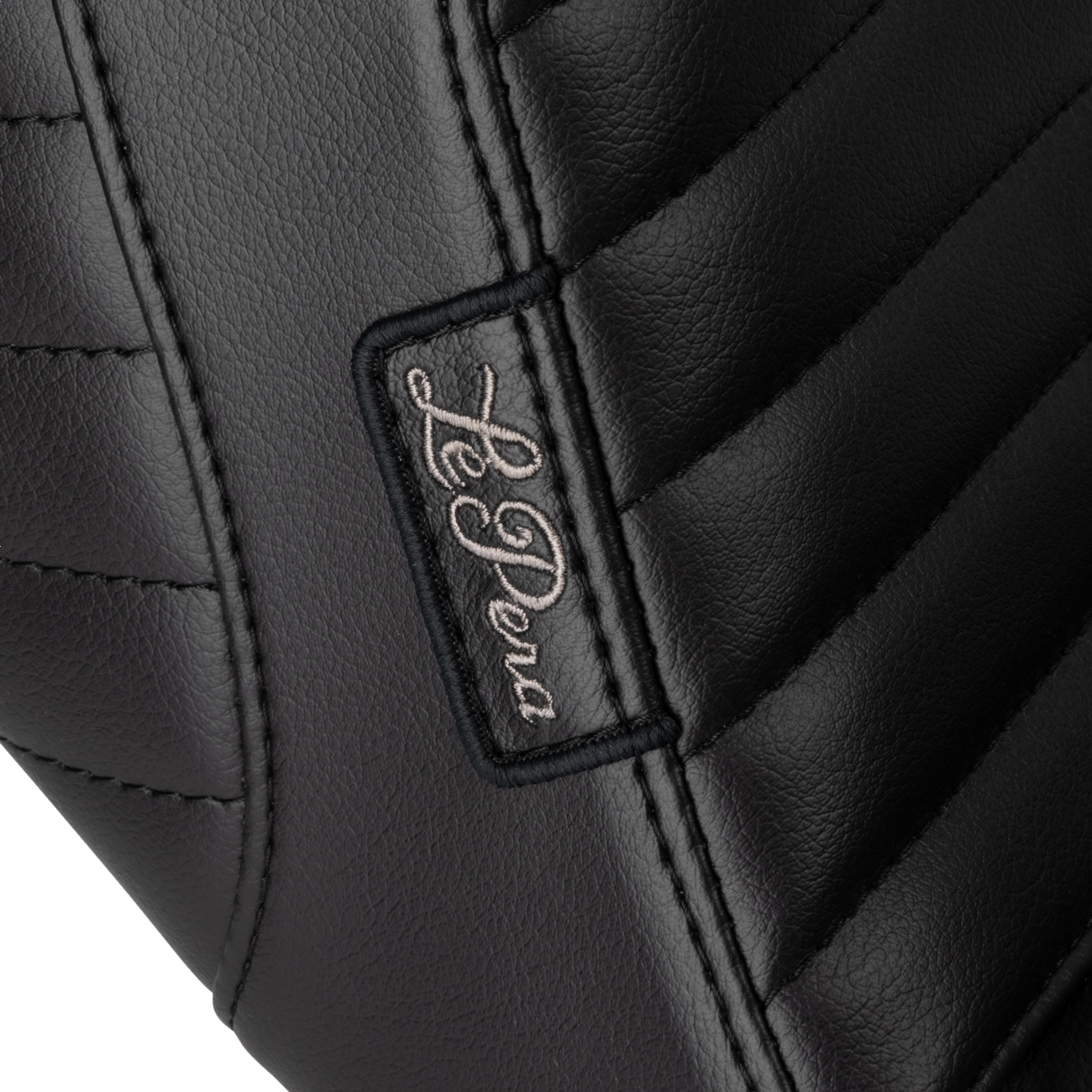 LE PERA Kickflip Daddy Long Legs Low Rider Seat - Pleated - Black - FL/FX '18-'24 LYR-590DLPT — image 2