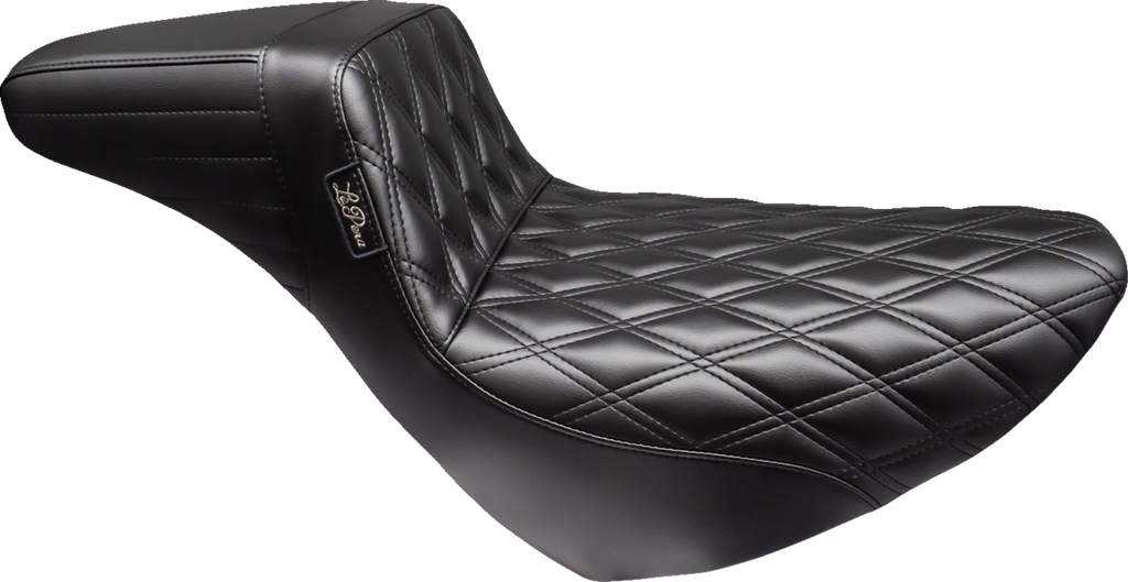 LE PERA Kickflip Daddy Long Legs Low Rider Seat - Pleated - Black - FL/FX '18-'24 LYR-590DLPT — image 3