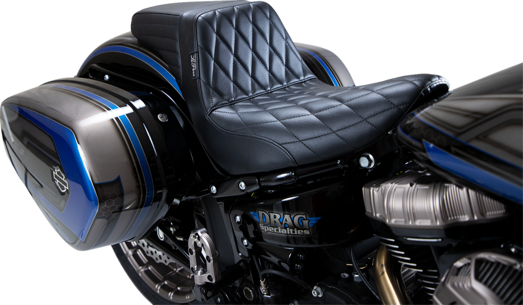 LE PERA Kickflip Seat - Diamond - Black - Softail '18-'23 LYR-590DM — image 1