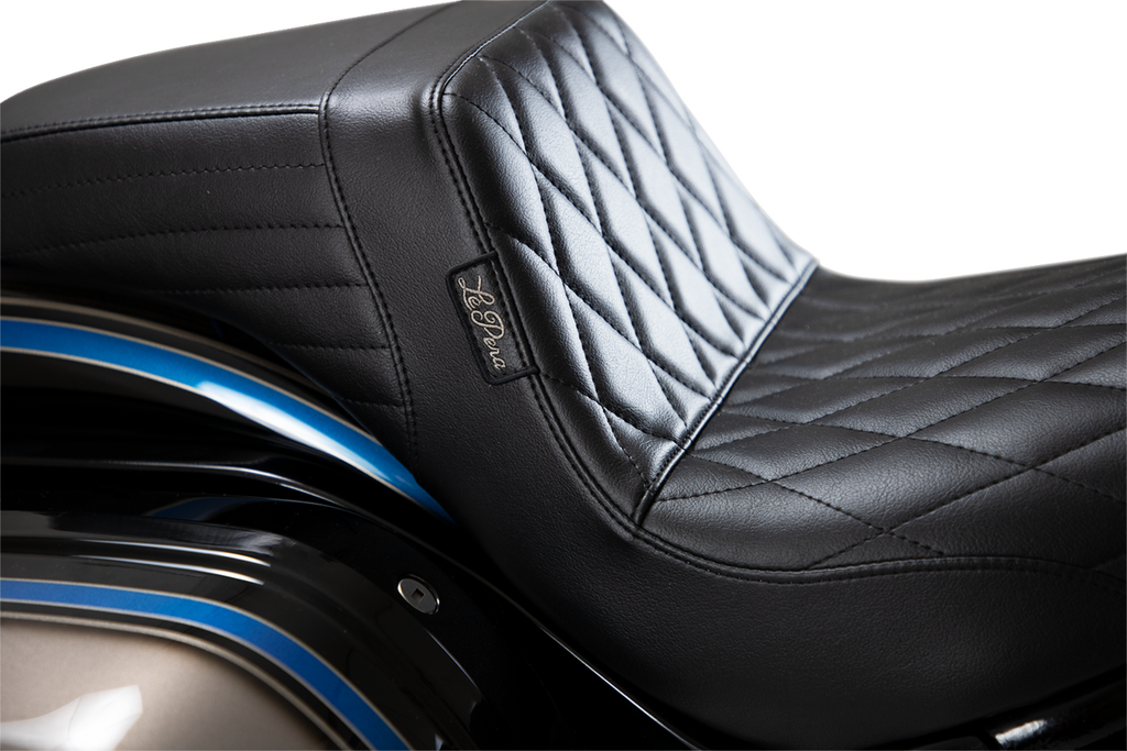 LE PERA Kickflip Seat - Diamond - Black - Softail '18-'23 LYR-590DM — image 2
