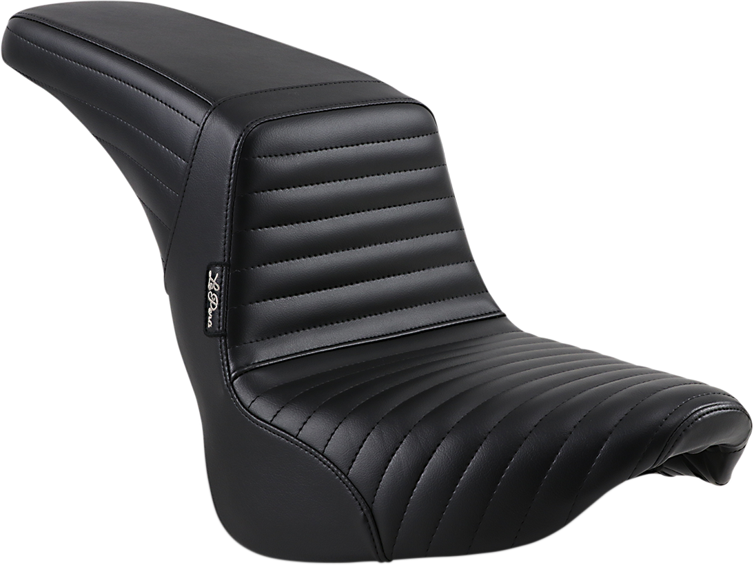 LE PERA Kickflip Seat - Pleated - Black - Softail '18-'23 LYR-590PT — image 1