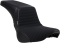 LE PERA Kickflip Seat - Pleated w/ Gripp Tape - Black - Softail '18-'23 LYR-590PTGP — image 1