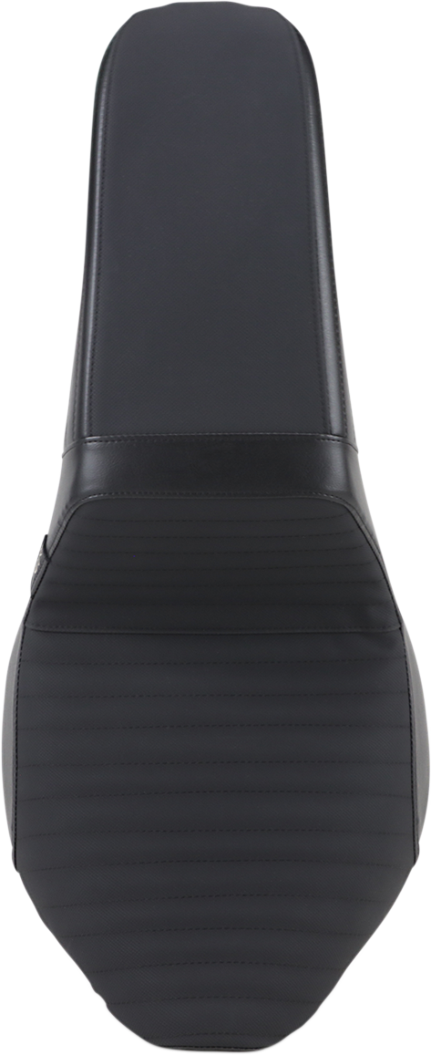 LE PERA Kickflip Seat - Pleated w/ Gripp Tape - Black - Softail '18-'23 LYR-590PTGP — image 3