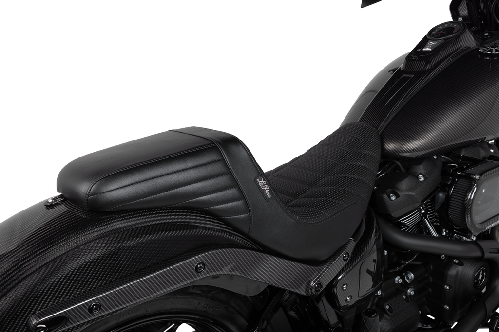 LE PERA Kickflip Seat - Track Pleat - Black '18-'23 LYR-590TRKPT — image 3