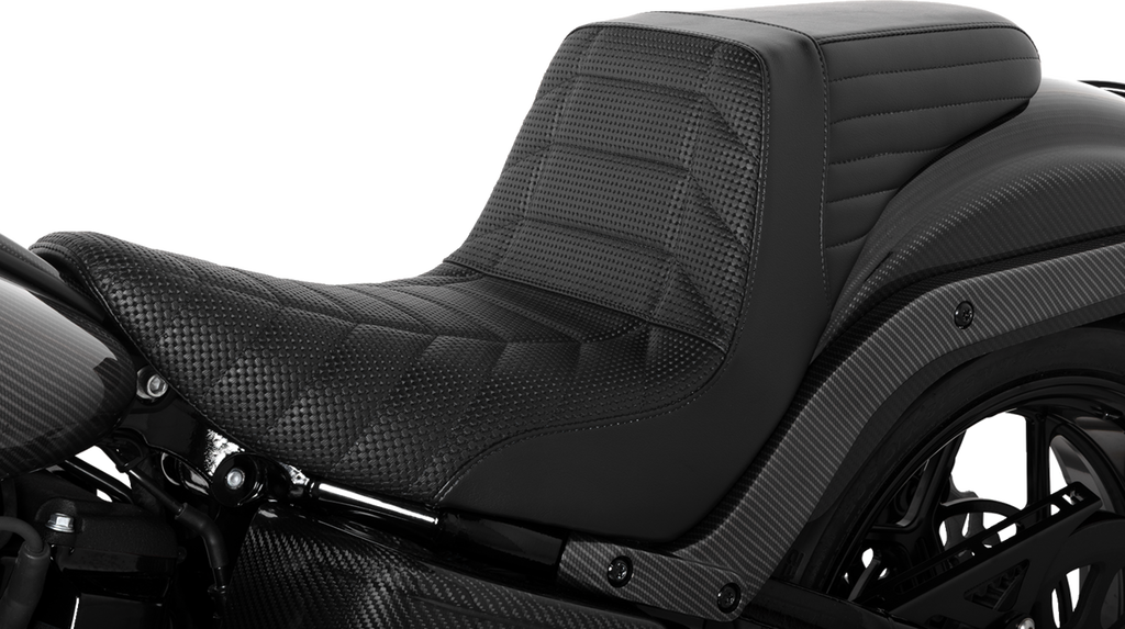 LE PERA Kickflip Seat - Track Pleat - Black '18-'23 LYR-590TRKPT — image 4