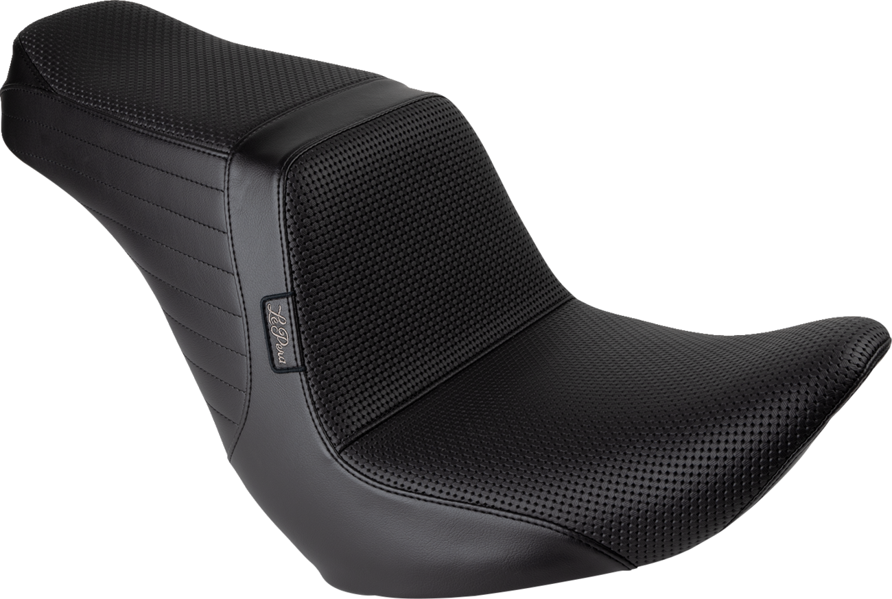 LE PERA Tailwhip Up Front Seat - Basket Weave - Black - FLSB/FXLR '18-'24 LYRU-580BW — image 1