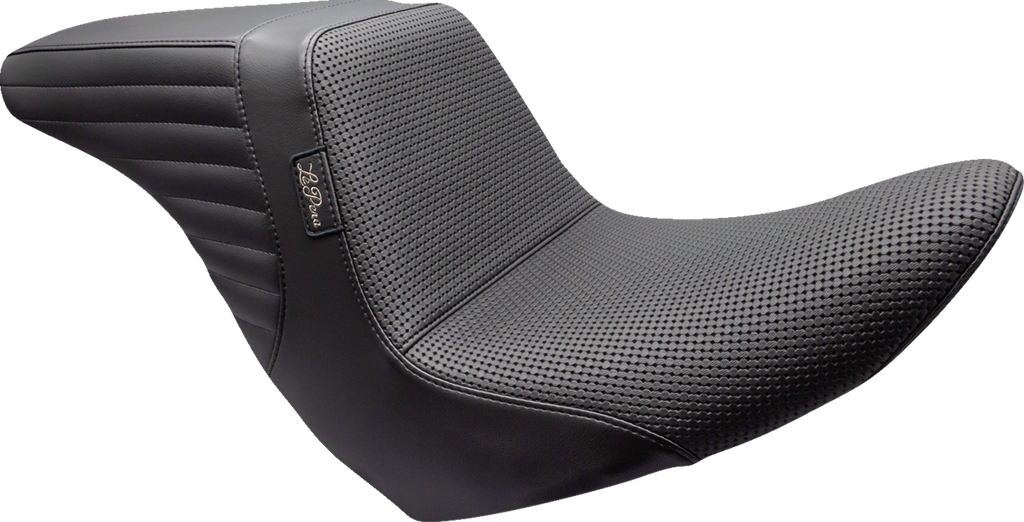 LE PERA Kickflip Up Front Seat - Basketweave - Black - FL/FX '18-'24 LYRU-590BW — image 1