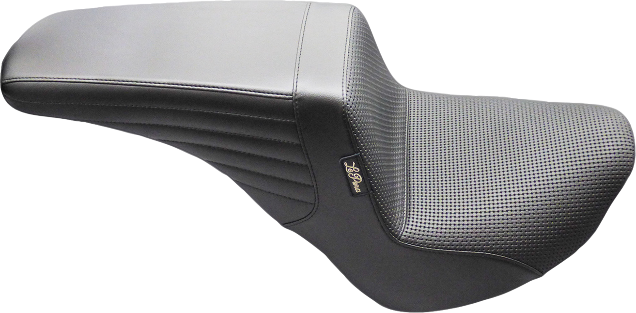 LE PERA Kickflip Up Front Seat - Basketweave - Black - FL/FX '18-'25 LYU-590BW — image 2