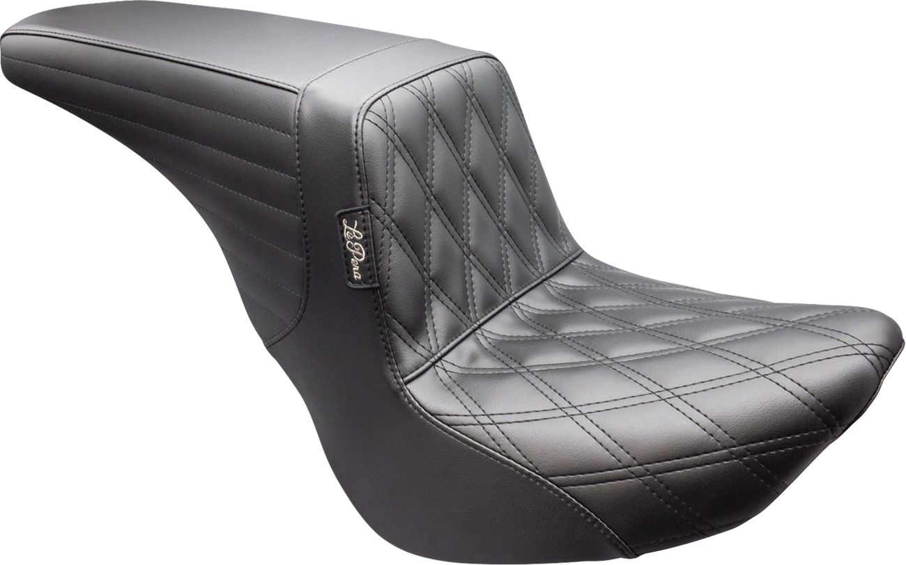 LE PERA Kickflip Up Front Seat - Basketweave - Black - FL/FX '18-'25 LYU-590BW — image 4