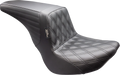 LE PERA Kickflip Up Front Seat - Double Diamond - Black - FL/FX '18-'25 LYU-590DD — image 1