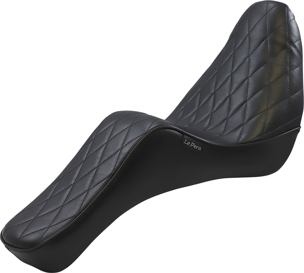 LE PERA Cherokee Seat - Diamond - Black - Softail '18-'23 LYX-020DM — image 1