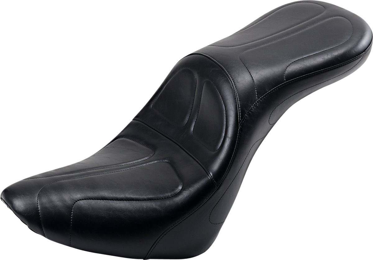LE PERA Maverick Daddy Long Legs Seat - Black - Stitched - Softail '18-'23 LYX-910DL — image 1