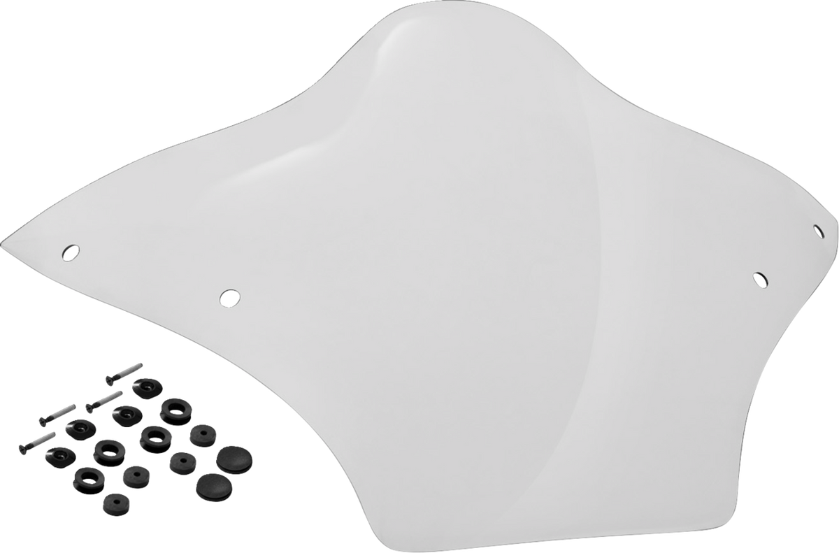 MEMPHIS SHADES Windshield - BRL Race Bubble - Clear - FLTRX MBR100304 — image 1