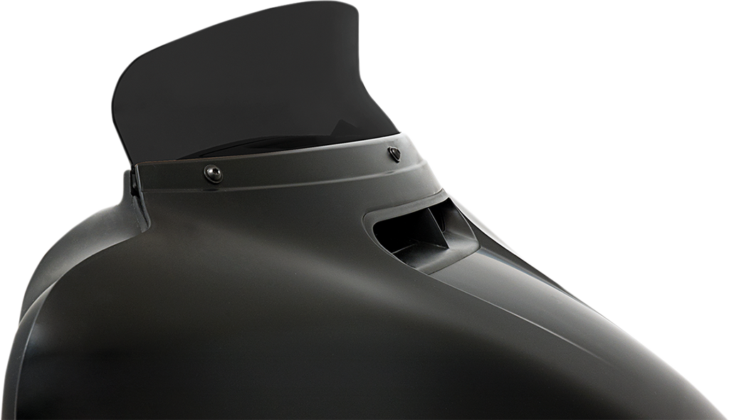 MEMPHIS SHADES Spoiler Windshield - 4-1/2" - Dark Black Smoke - FLH MEP84610 — image 1