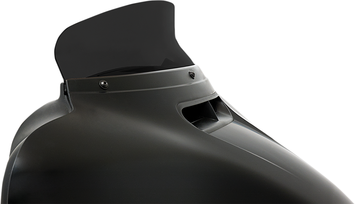 MEMPHIS SHADES Spoiler Windshield - 4-1/2" - Dark Black Smoke - FLH MEP84610 — image 1